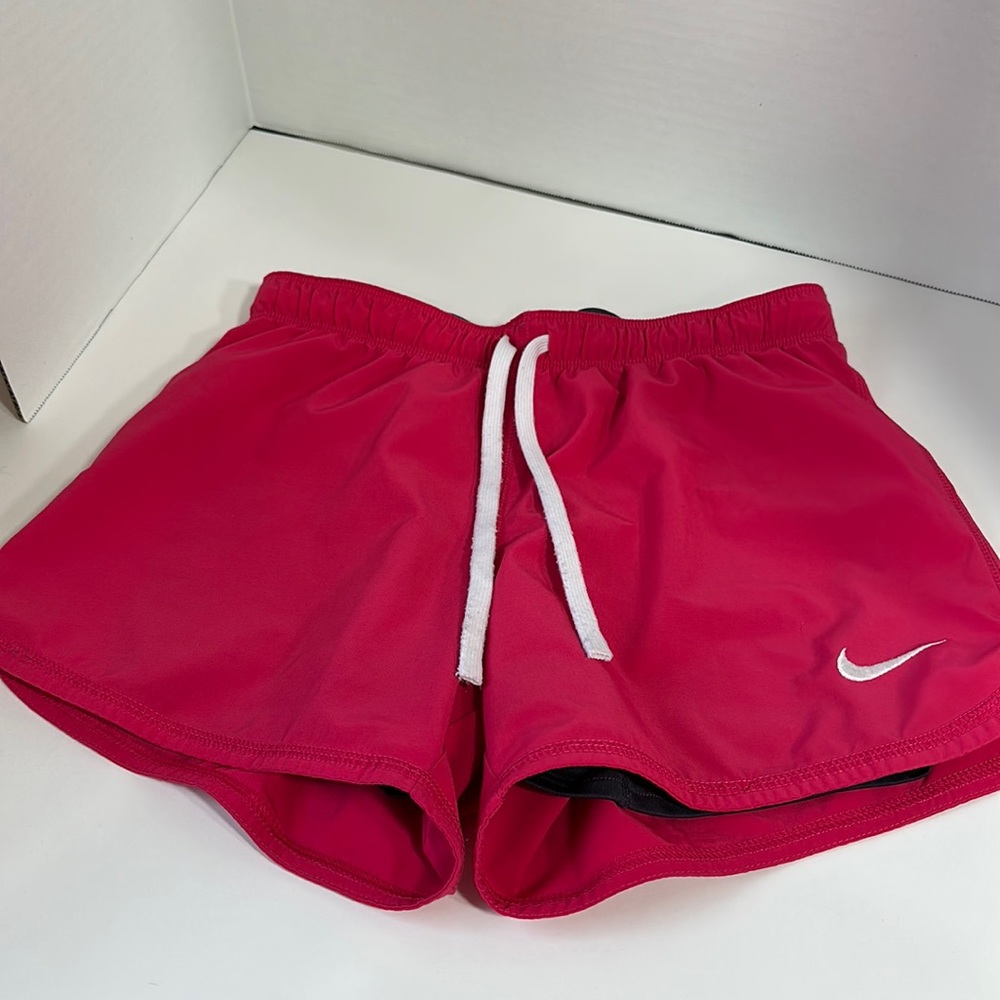 Nike dri fit running shorts pink size XS workout fitness exercise gym - Picture 4 of 9